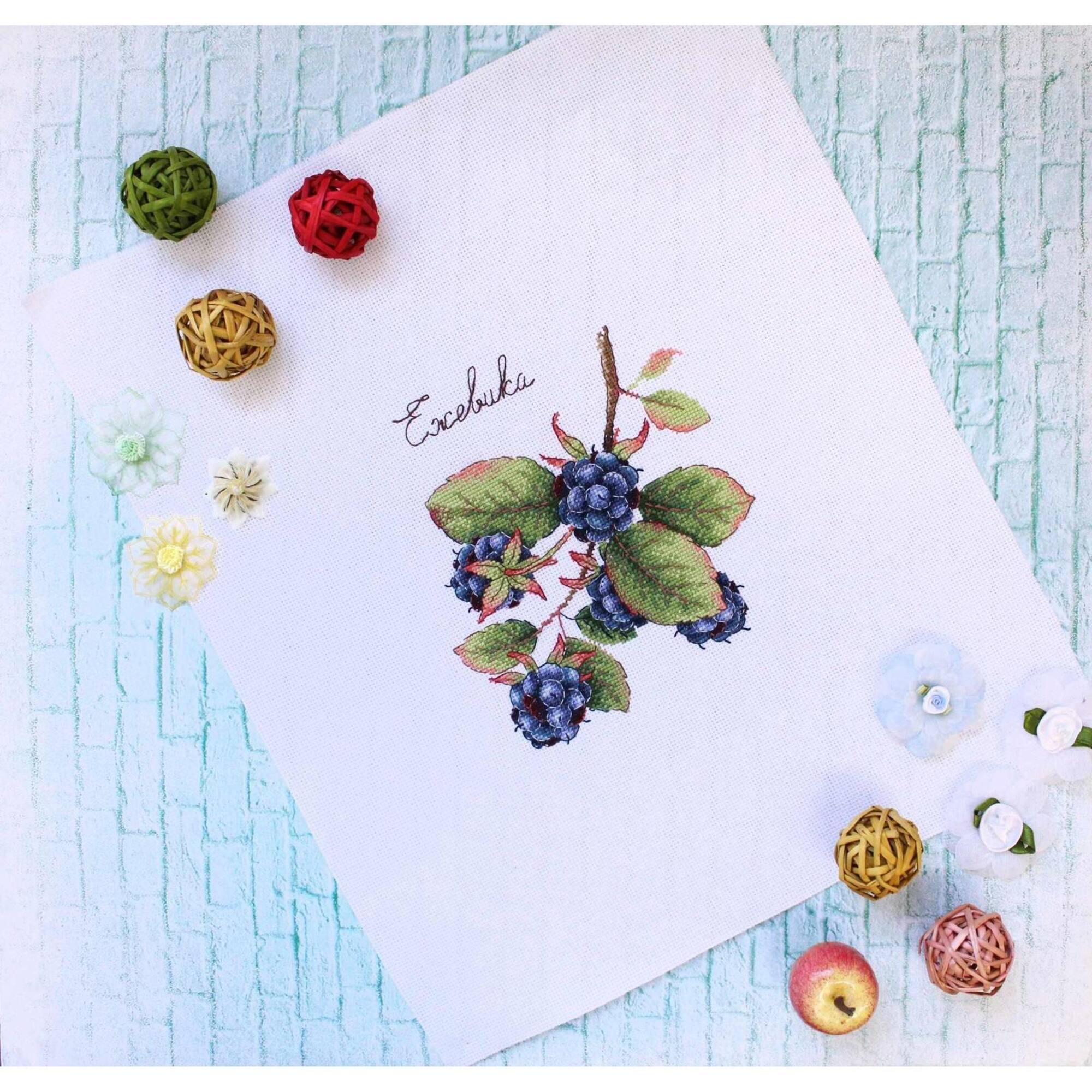 MP Studia Gifts of Nature. Blackberry Cross Stitch Kit